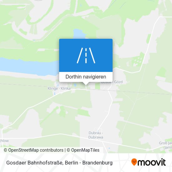 Gosdaer Bahnhofstraße Karte