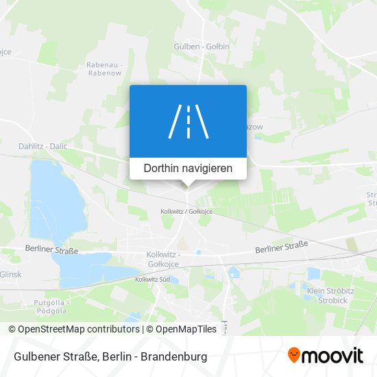 Gulbener Straße Karte