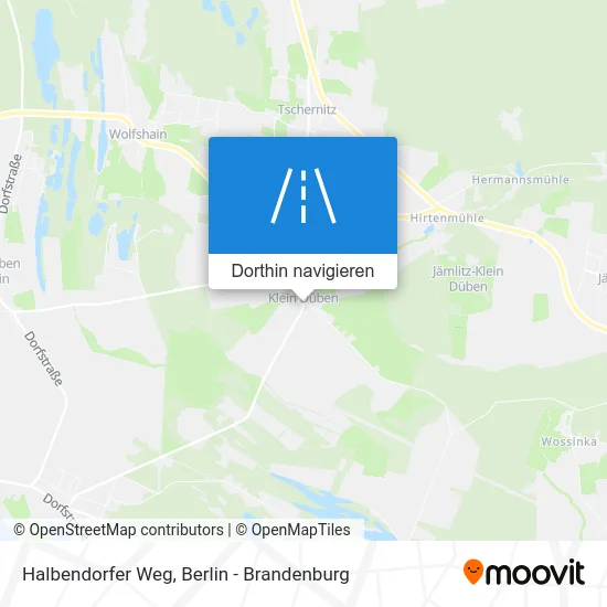 Halbendorfer Weg Karte