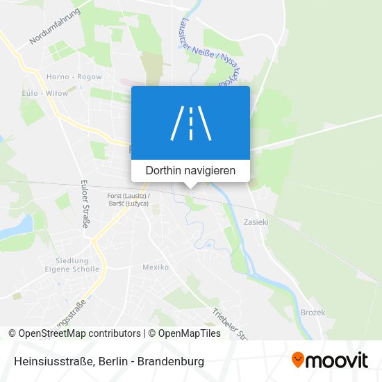 Heinsiusstraße Karte