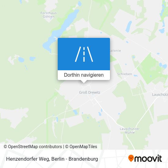 Henzendorfer Weg Karte