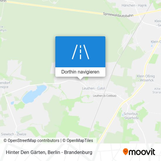 Hinter Den Gärten Karte