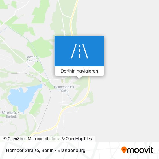 Hornoer Straße Karte
