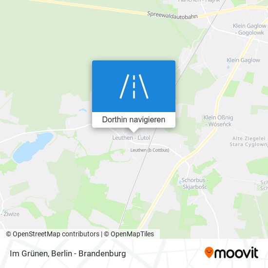 Im Grünen Karte