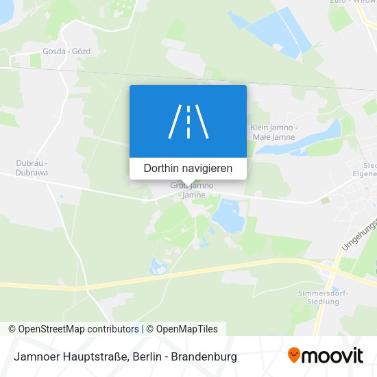 Jamnoer Hauptstraße Karte