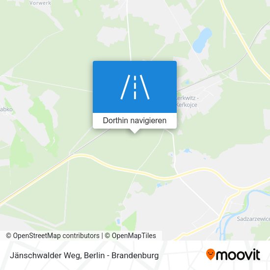 Jänschwalder Weg Karte
