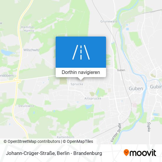 Johann-Crüger-Straße Karte