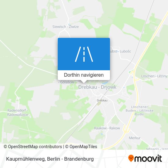 Kaupmühlenweg Karte
