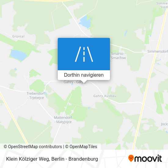 Klein Kölziger Weg Karte
