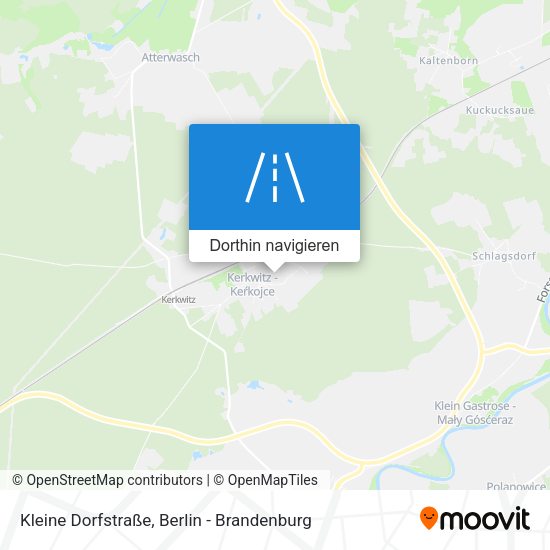 Kleine Dorfstraße Karte