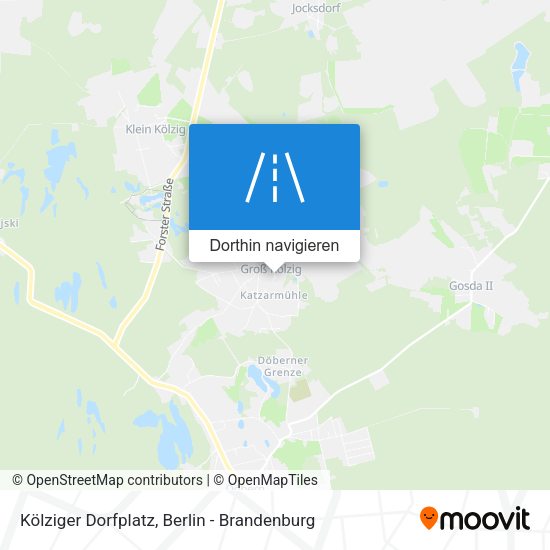 Kölziger Dorfplatz Karte
