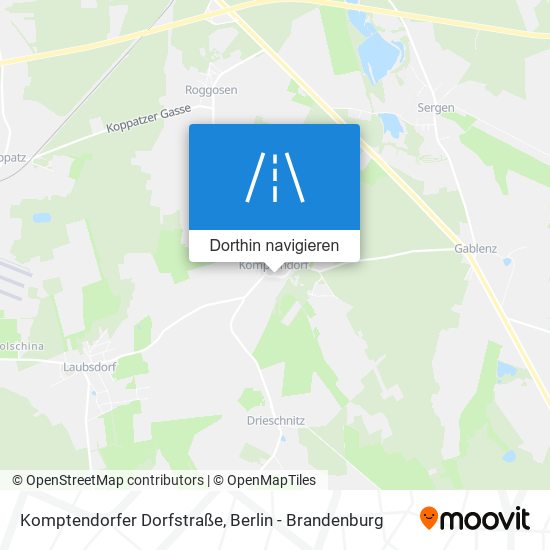 Komptendorfer Dorfstraße Karte