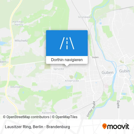 Lausitzer Ring Karte