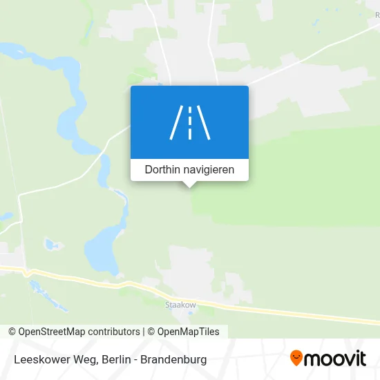 Leeskower Weg Karte