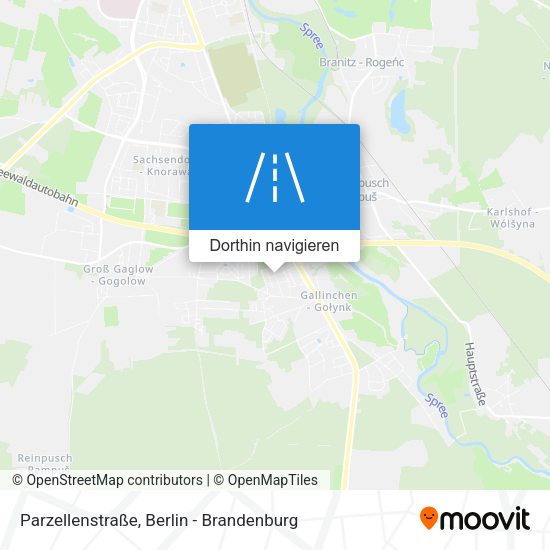 Parzellenstraße Karte