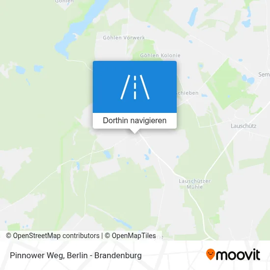Pinnower Weg Karte