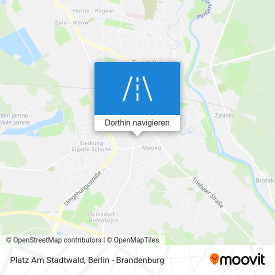 Platz Am Stadtwald Karte