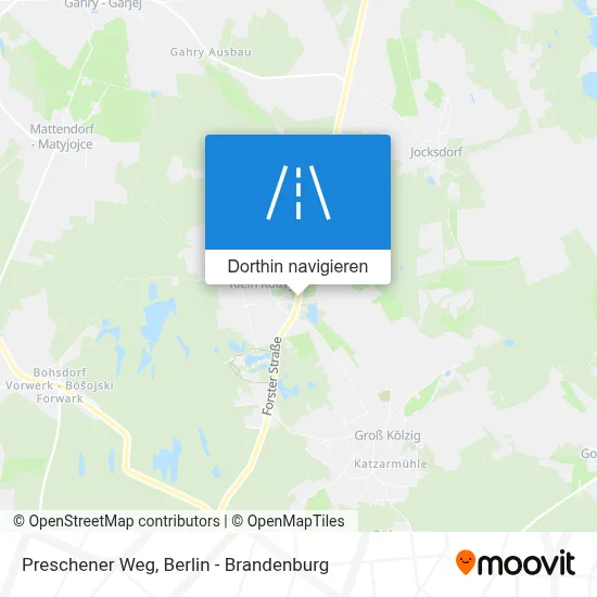 Preschener Weg Karte