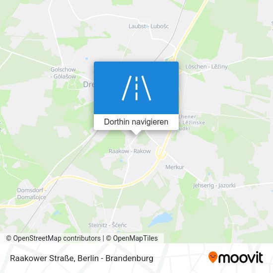 Raakower Straße Karte