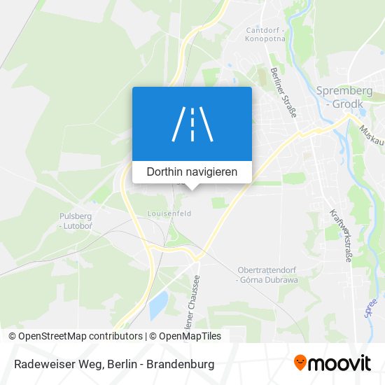 Radeweiser Weg Karte