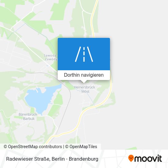 Radewieser Straße Karte