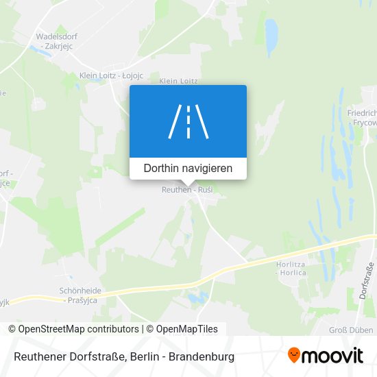 Reuthener Dorfstraße Karte