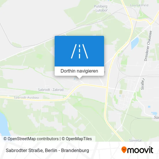 Sabrodter Straße Karte