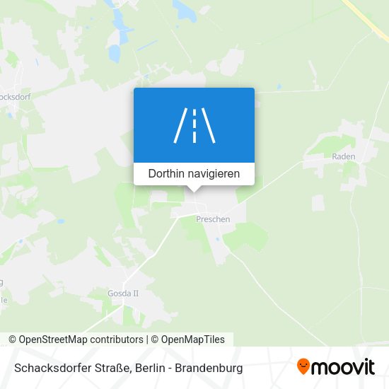 Schacksdorfer Straße Karte