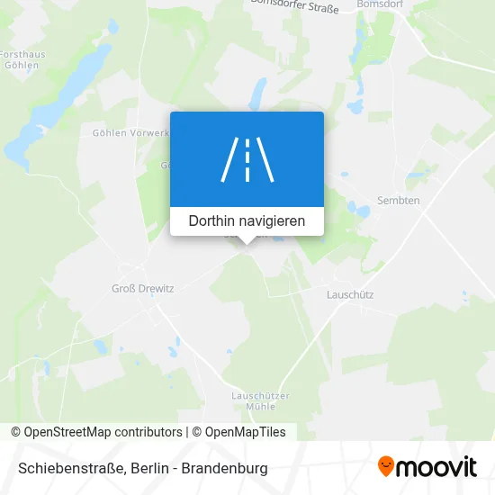 Schiebenstraße Karte