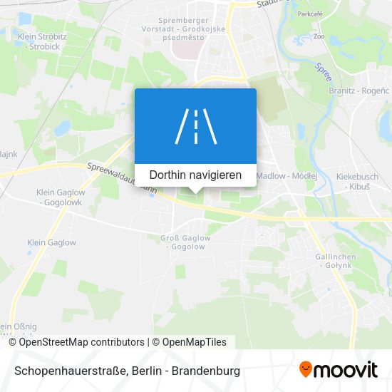 Schopenhauerstraße Karte