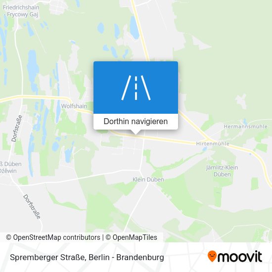 Spremberger Straße Karte