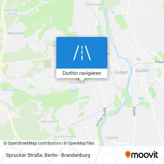Sprucker Straße Karte