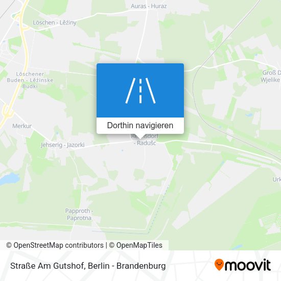 Straße Am Gutshof Karte