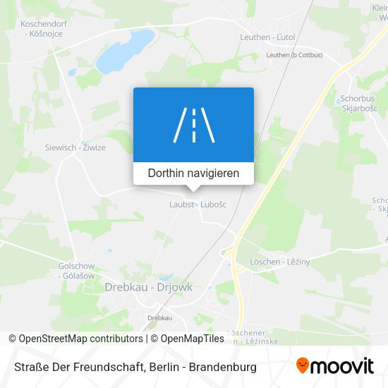 Straße Der Freundschaft Karte