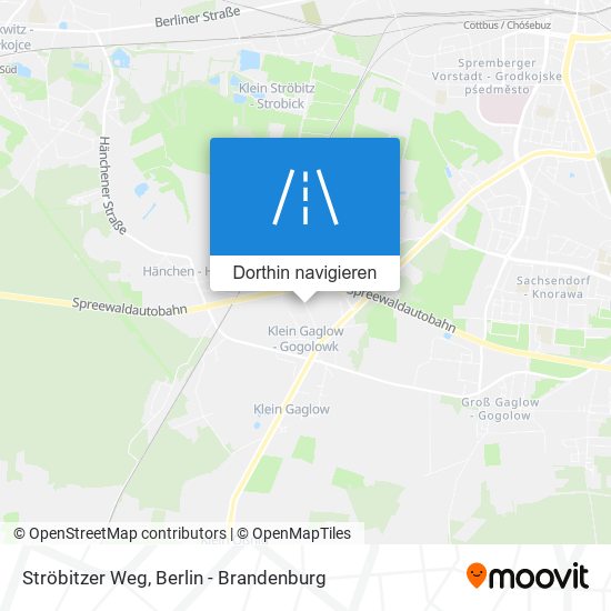 Ströbitzer Weg Karte