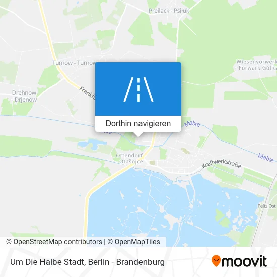 Um Die Halbe Stadt Karte