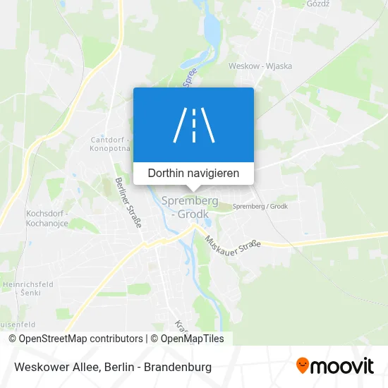 Weskower Allee Karte