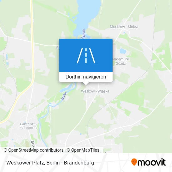 Weskower Platz Karte