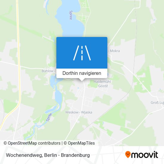 Wochenendweg Karte