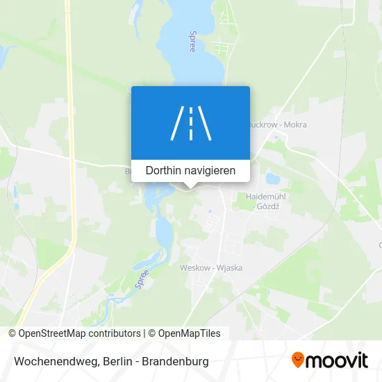 Wochenendweg Karte