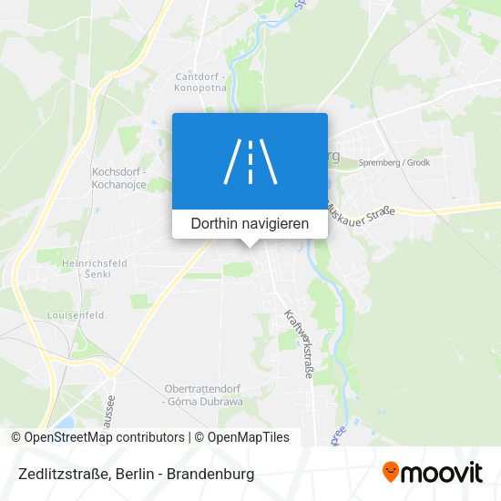 Zedlitzstraße Karte