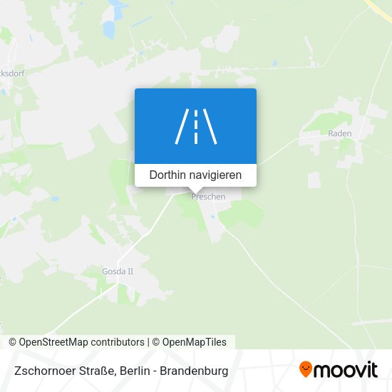 Zschornoer Straße Karte