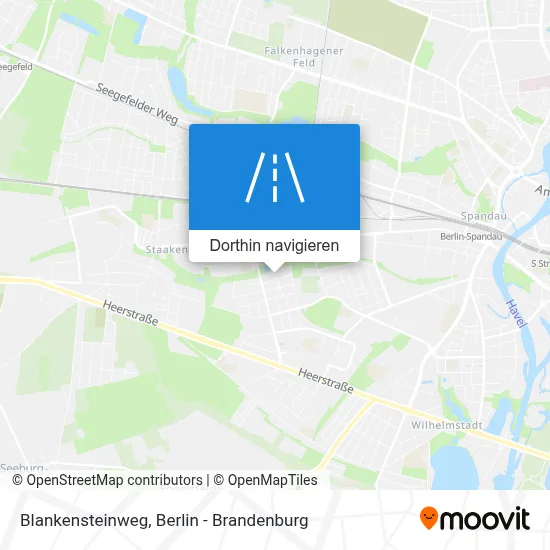 Blankensteinweg Karte
