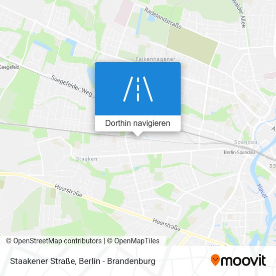 Staakener Straße Karte