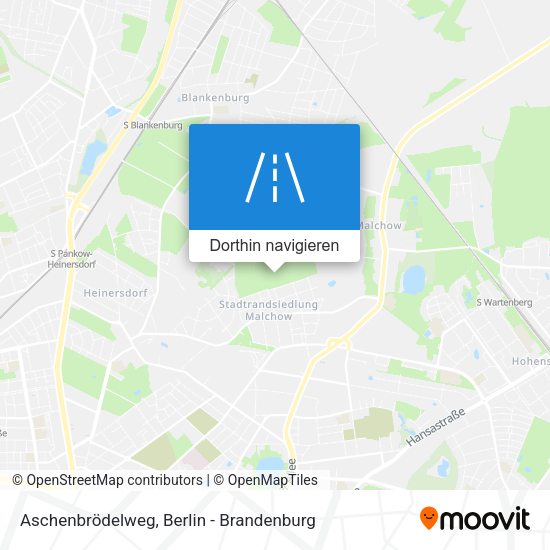 Aschenbrödelweg Karte