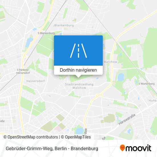 Gebrüder-Grimm-Weg Karte