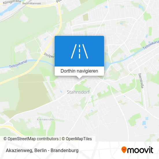 Akazienweg Karte