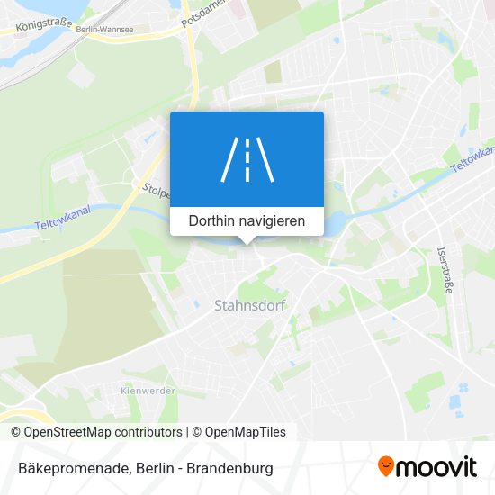 Bäkepromenade Karte
