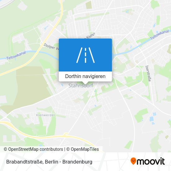 Brabandtstraße Karte