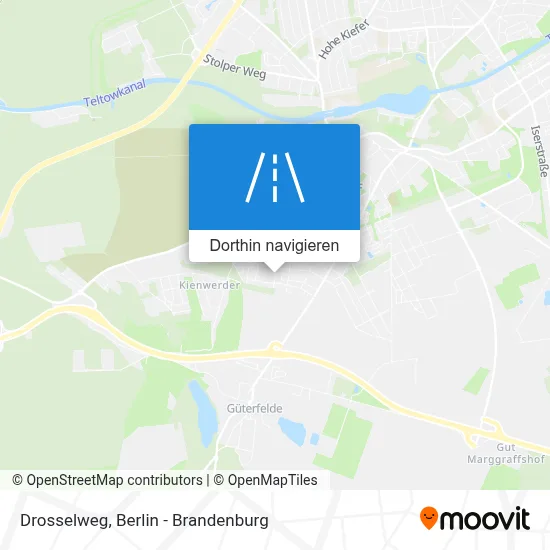 Drosselweg Karte